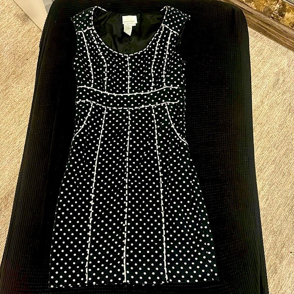 Polka dot midi dress